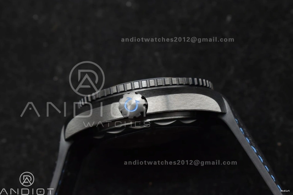 Best Blue Edition Ocean Ceramic A8906 VSF Deep 1:1 Real Nylon on Clone Strap 45.5mm Black Black Super Planet 1231